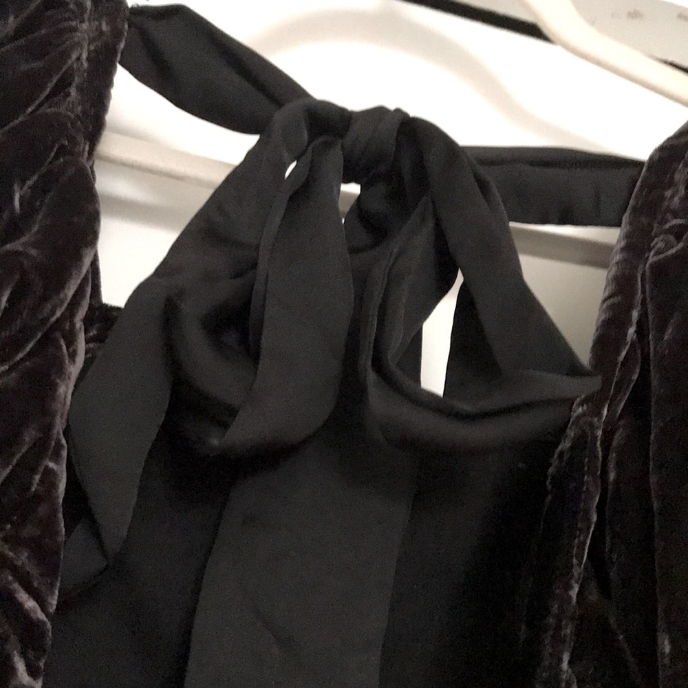 FP Marie Velvet Open Back tie Top M NWT - Picture 7 of 10